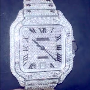 White gold Cartier watch 18karats